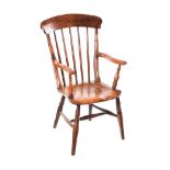 ANTIQUE ELM KITCHEN CHAIR