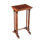 REGENCY MAHOGANY NEST OF TWO TABLES