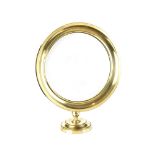 ANTIQUE BRASS DRESSING TABLE MIRROR