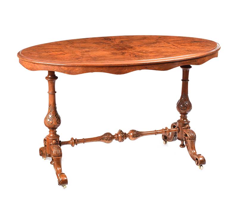 VICTORIAN WALNUT CENTRE TABLE