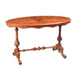 VICTORIAN WALNUT CENTRE TABLE