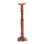 VICTORIAN MAHOGANY PLANT TORCHERE