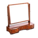 EDWARDIAN MAHOGANY DRESSING TABLE MIRROR