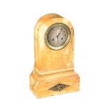 REGENCY SIENNA MARBLE MANTEL CLOCK