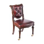 VICTORIAN MAHOGANY SIDE CHAIR