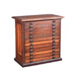 ANTIQUE MAHOGANY SPECIMEN CHEST