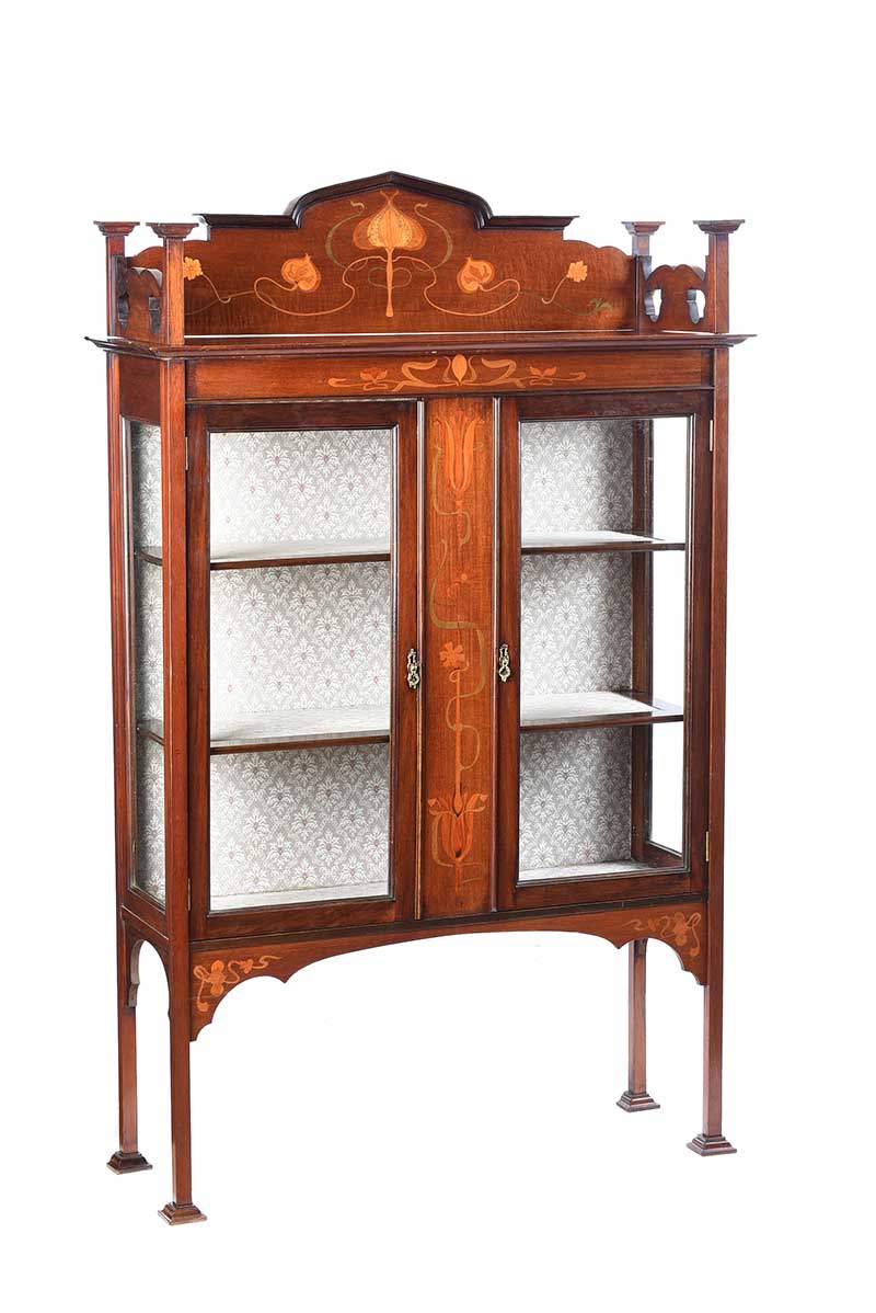 ART NOUVEAU DISPLAY CABINET