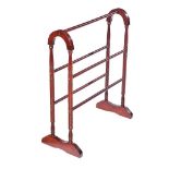 MAHOGANY TOWEL RAIL