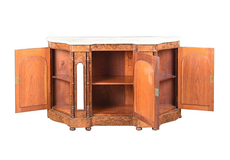 VICTORIAN WALNUT CREDENZA - Image 2 of 2