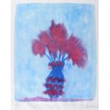 Neill Shawcross, RHA RUA - STILL LIFE, VASE OF FLOWERS - Limited Edition Coloured Lithograph (92/