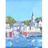 Sean Lorinyenko - KILLYBEGS - Watercolour Drawing - 9.5 x 7.5 inches - Signed