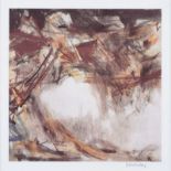 Basil Blackshaw, HRHA HRUA - DUNADRY BANK - Coloured Print - 10 x 10 inches - Signed