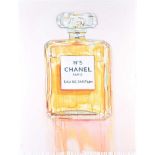 Spillane - CHANEL NUMBER FIVE, EAU DE PARFUM - Mixed Media - 40 x 30 inches - Signed