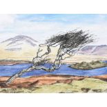 M. Dawson - CONNEMARA - Watercolour Drawing - 6 x 8 inches - Signed