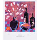 David Gordon Hughes - STILL LIFE WITH VINTAGE WINE - Limited Edition Coloured Print (77/300) - 10