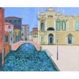 Irish School - VENICE II - Oil on Canvas - 18 x 24 inches - Unsigned