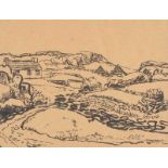James Mcintyre, RUA - BASKET ISLAND, 1967 - Pen & Ink Drawing - 6 x 8 inches - Signed