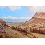 David Overend - GLENARIFFE GLEN, COUNTY ANTRIM - Coloured Print - 6 x 8 inches - Signed