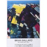 Brian Ballard, RUA - EXHIBITION POSTER, RATHFARNHAM CASTLE, DUBLIN, 17TH OCTOBER 2015 - Coloured