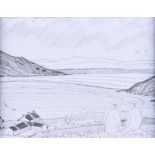 Sean Lorinyenko - THE ATLANTIC DRIVE - Pencil on Paper - 7.5 x 9.5 inches - Signed