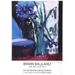 Brian Ballard, RUA - EXHIBITION POSTER, RATHFARNHAM CASTLE, DUBLIN 2015 - Coloured Print - 18 x 15