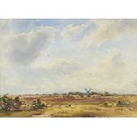 Wycliffe Egginton, RI RCA - SUFFOLK VILLAGE - Watercolour Drawing - 10 x 14 inches - Signed