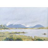 Fred McElwee - CONNEMARA LOUGH - Oil on Canvas - 20 x 28 inches - Signed
