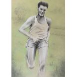 Joy Mary Clements, RUA - CROSS COUNTRY - Pastel on Paper - 20 x 14 inches - Signed Verso