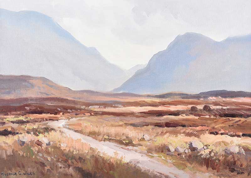 Maurice Canning Wilks ARHA RUA - GAP OF DUNLOE, KILLARNEY, COUNTY KERRY - Oil on Canvas - 16 x 22