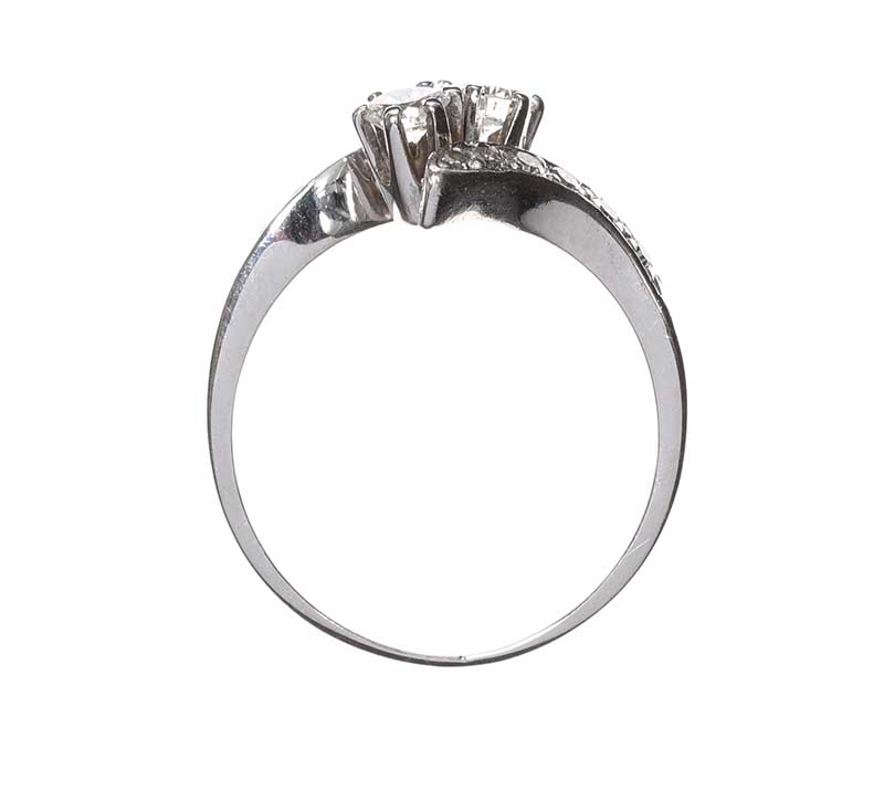 14CT WHITE GOLD DIAMOND RING - Image 3 of 3