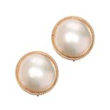 14CT GOLD PEARL EARRINGS