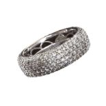 18CT WHITE GOLD DIAMOND RING