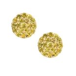 18CT GOLD YELLOW DIAMOND EARRINGS