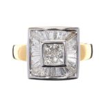 18CT GOLD DIAMOND RING