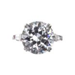 STERLING SILVER MOISSANITE RING