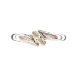 18CT WHITE GOLD DIAMOND RING