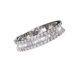 14CT WHITE GOLD FULL ETERNITY RING