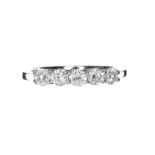 18CT WHITE GOLD DIAMOND RING