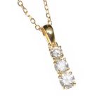 18CT GOLD DIAMOND NECKLACE