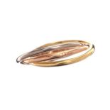 CARTIER 18CT GOLD TRILOGY RING