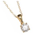 18CT GOLD DIAMOND NECKLACE