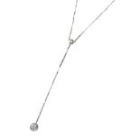 CARTIER 18CT WHITE GOLD 'LOVE' LARIAT