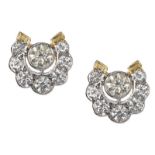 18CT GOLD DIAMOND EARRINGS