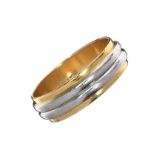 18CT GOLD AND PLATINUM BAND