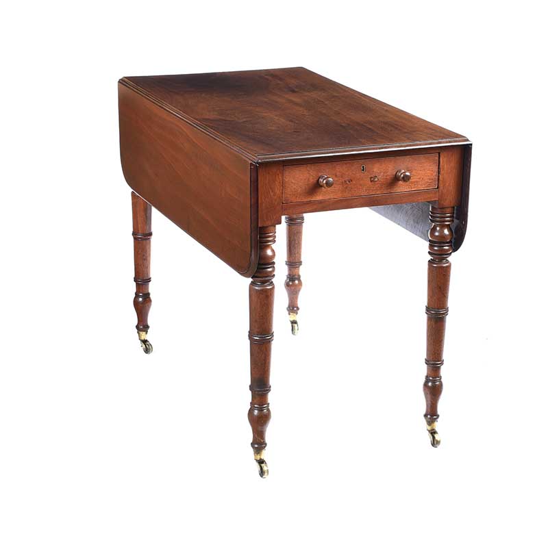 VICTORIAN MAHOGANY PEMBROKE TABLE