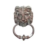 GEORGIAN BRASS DOOR KNOCKER