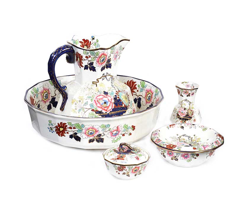 MASON'S IRONSTONE JUG & BASIN SET