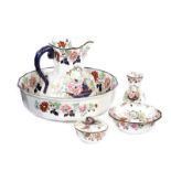 MASON'S IRONSTONE JUG & BASIN SET