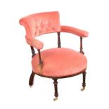 NINETEENTH CENTURY TUB CHAIR