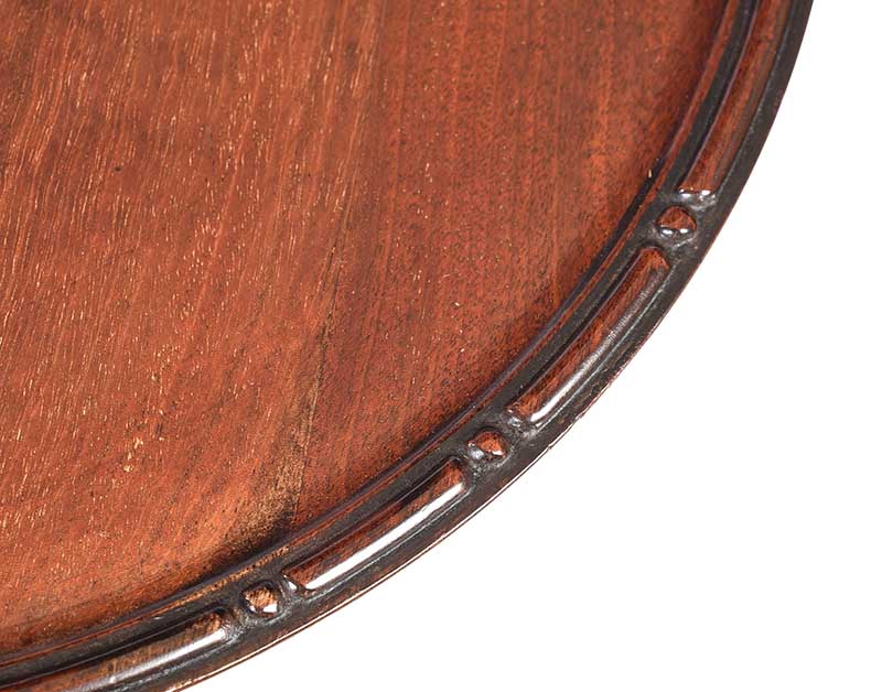 EDWARDIAN MAHOGANY WINE TABLE - Image 3 of 5